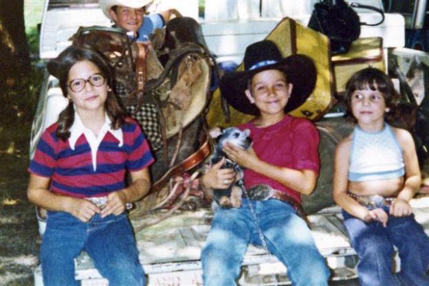 A good hat, 2 pretty girls and a dog named Blue.  Nothing else needed.