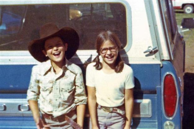 Cute couple. Runnin with the Circle A here.  