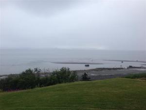 View of Cook Inlet from our hotel in Homer