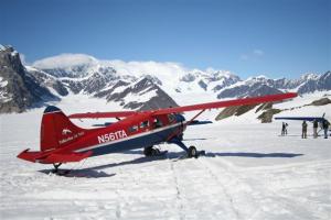 A '53 Dehavilland Beaver, our ride to a glacier on McKinley